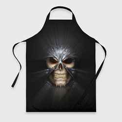 Фартук кулинарный Скелет в маске, цвет: 3D-принт