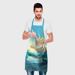 Фартук кулинарный Олень у озера, цвет: 3D-принт — фото 2