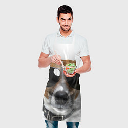 Фартук кулинарный Джек Рассел в очках, цвет: 3D-принт — фото 2