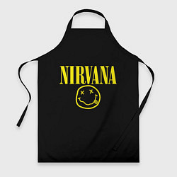 Фартук кулинарный Nirvana Rock, цвет: 3D-принт