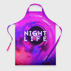 Фартук кулинарный Night life, цвет: 3D-принт