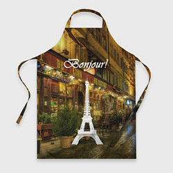 Фартук кулинарный Bonjour - Paris, цвет: 3D-принт