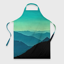 Фартук кулинарный Туманный лес, цвет: 3D-принт
