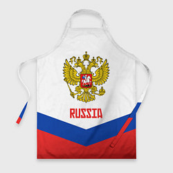 Фартук кулинарный Russia Hockey Team, цвет: 3D-принт