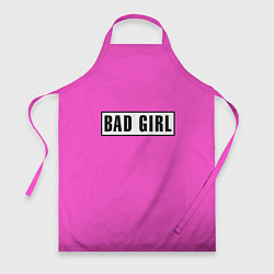 Фартук кулинарный BAD GIRL, цвет: 3D-принт