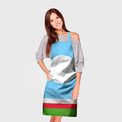 Фартук кулинарный Республика Саха, цвет: 3D-принт — фото 2