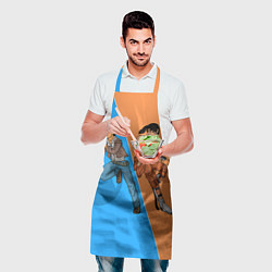 Фартук кулинарный Half-Portal, цвет: 3D-принт — фото 2