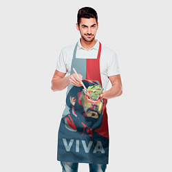 Фартук кулинарный Фидель Кастро, цвет: 3D-принт — фото 2