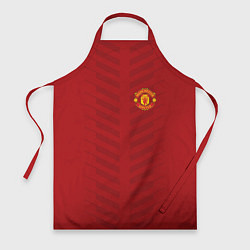 Фартук кулинарный Manchester United: Red Lines, цвет: 3D-принт