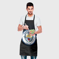 Фартук кулинарный FC Manchester City: Blue Lines, цвет: 3D-принт — фото 2
