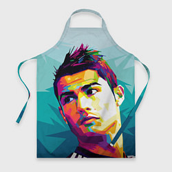 Фартук кулинарный Cristiano Ronaldo Art, цвет: 3D-принт
