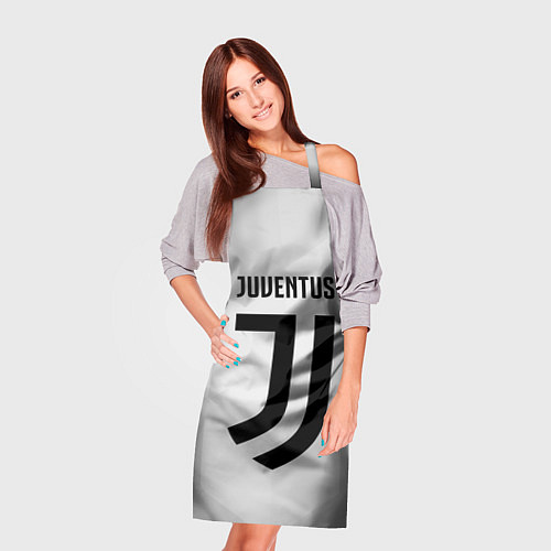 Фартук FC Juventus: Silver Original / 3D-принт – фото 3