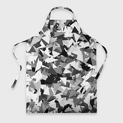 Фартук кулинарный Городской серый камуфляж, цвет: 3D-принт