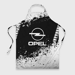 Фартук кулинарный Opel: Black Spray, цвет: 3D-принт