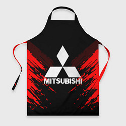 Фартук кулинарный Mitsubishi: Red Anger, цвет: 3D-принт