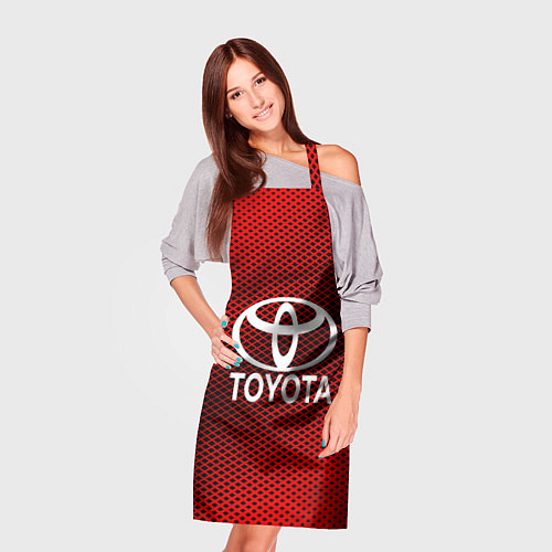 Фартук Toyota: Red Carbon / 3D-принт – фото 3