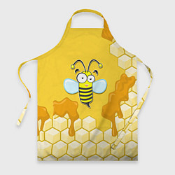 Фартук кулинарный Веселая пчелка, цвет: 3D-принт