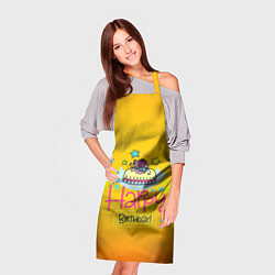 Фартук кулинарный Happy Birthday, цвет: 3D-принт — фото 2