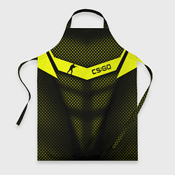 Фартук CS:GO Yellow Carbon