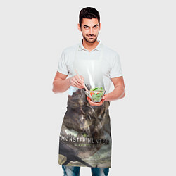 Фартук кулинарный Monster Hunter: World, цвет: 3D-принт — фото 2