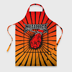 Фартук кулинарный Metallica Fist, цвет: 3D-принт