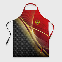 Фартук кулинарный RUSSIA SPORT: Gold Collection, цвет: 3D-принт