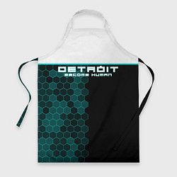 Фартук кулинарный Detroit: Cyber Hexagons, цвет: 3D-принт