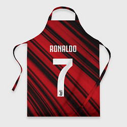 Фартук кулинарный Ronaldo 7: Red Sport, цвет: 3D-принт