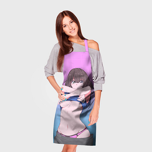 Фартук Ahegao Girl / 3D-принт – фото 3