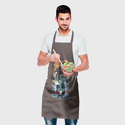 Фартук кулинарный Deku & Shouto, цвет: 3D-принт — фото 2