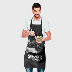 Фартук кулинарный Stranger Things: Black Hut, цвет: 3D-принт — фото 2
