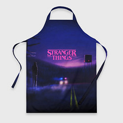 Фартук кулинарный Stranger Things: Neon Road, цвет: 3D-принт