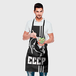 Фартук кулинарный СССР Ленин, цвет: 3D-принт — фото 2