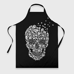 Фартук кулинарный Diamond Skull, цвет: 3D-принт