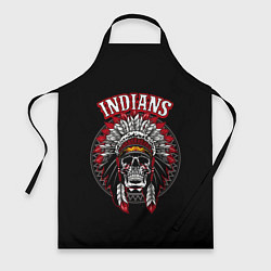 Фартук кулинарный Indians Skulls, цвет: 3D-принт