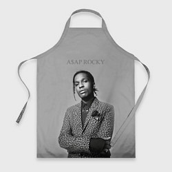 Фартук кулинарный ASAP Rocky: Grey Fashion, цвет: 3D-принт