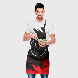 Фартук кулинарный 21 Pilots: Black & Red, цвет: 3D-принт — фото 2