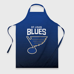 Фартук кулинарный St Louis Blues, цвет: 3D-принт