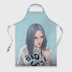 Фартук кулинарный Billie Eilish: Bad Guy, цвет: 3D-принт