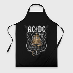 Фартук кулинарный ACDC - hells bells, цвет: 3D-принт