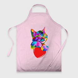 Фартук кулинарный Кот, цвет: 3D-принт
