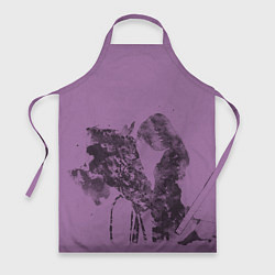 Фартук кулинарный Девушка с конем, цвет: 3D-принт