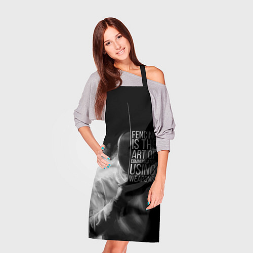 Фартук Fencing is the art / 3D-принт – фото 3