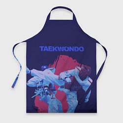 Фартук кулинарный Taekwondo, цвет: 3D-принт