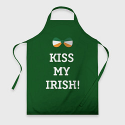 Фартук кулинарный Kiss my Irish, цвет: 3D-принт