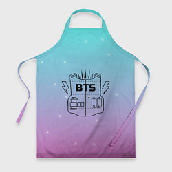 Фартук кулинарный BTS, цвет: 3D-принт