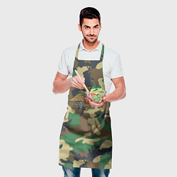 Фартук кулинарный Камуфляж Войска связи, цвет: 3D-принт — фото 2