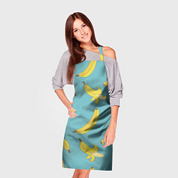 Фартук кулинарный Банановый дождь, цвет: 3D-принт — фото 2