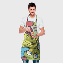 Фартук кулинарный Монстры в сборе, цвет: 3D-принт — фото 2