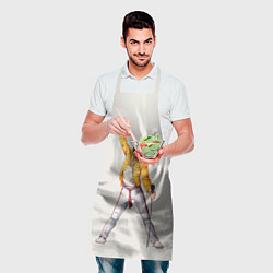 Фартук кулинарный Фредди Меркьюри автограф, цвет: 3D-принт — фото 2